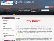 Tablet Screenshot of integrateurs-cps.asipsante.fr